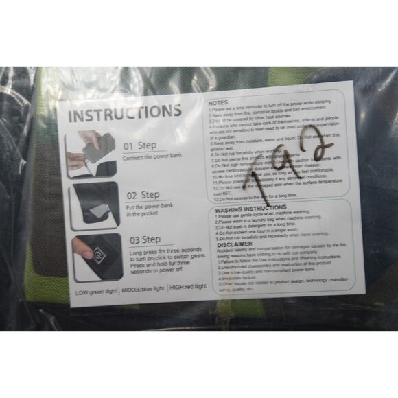 Heated Camouflage Seat Cushion with Power Bank Pocket – Portable & Washable - Picture 3 of 4